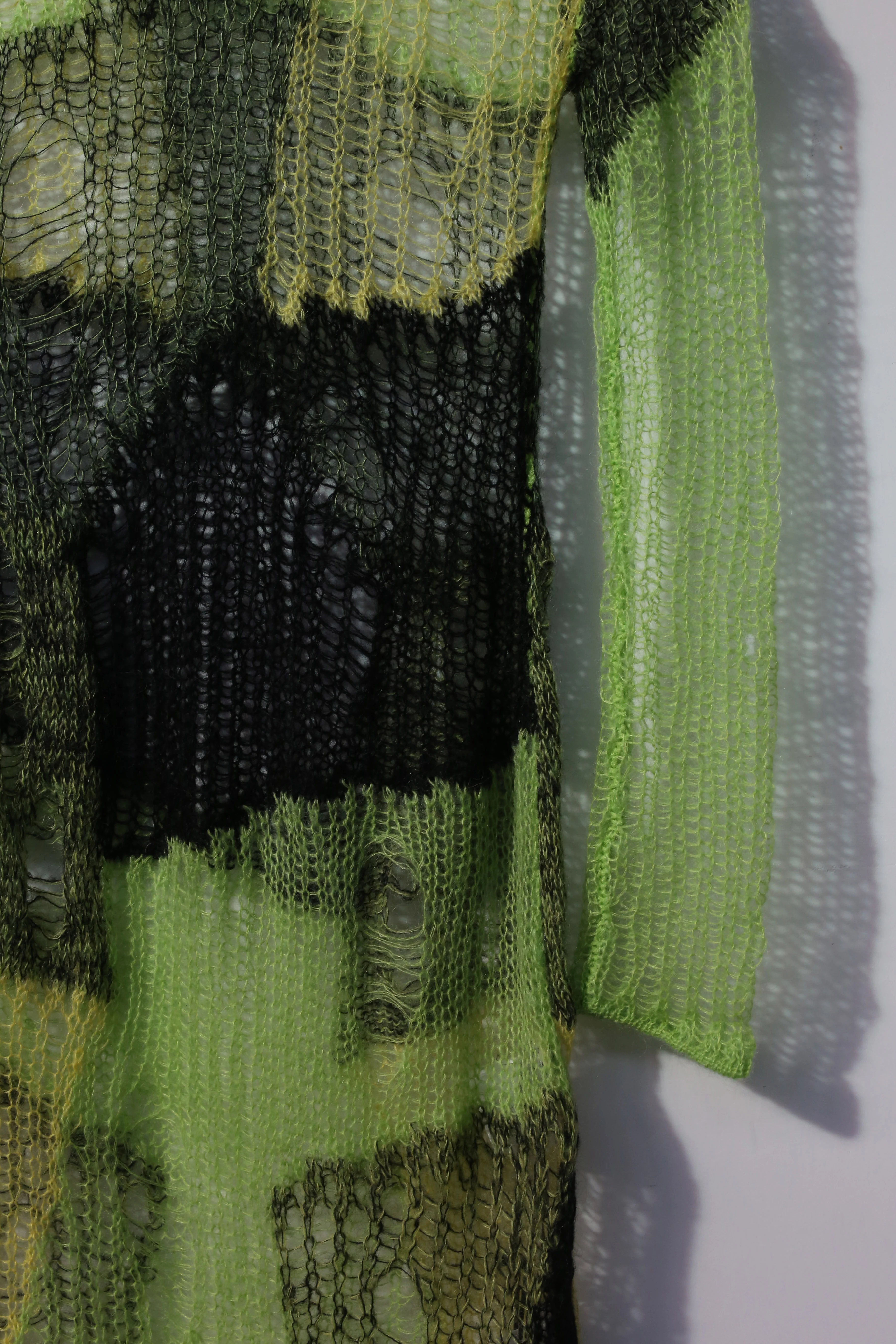 CHENPENG Ocean Mystery Knitted Dress CPJZ21AWB010CPC403 Knitted Green PCP4 - Image 4