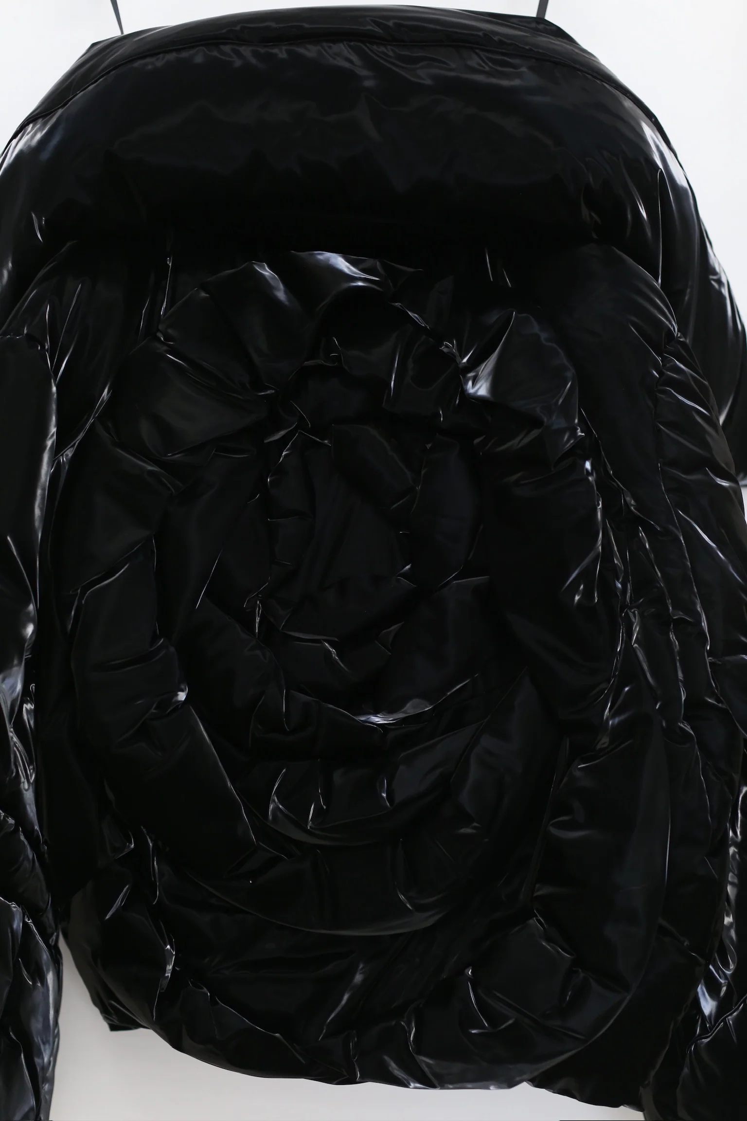 CHENPENG Rose Life Down Jacket CP23AWJ056-A Black - Image 3