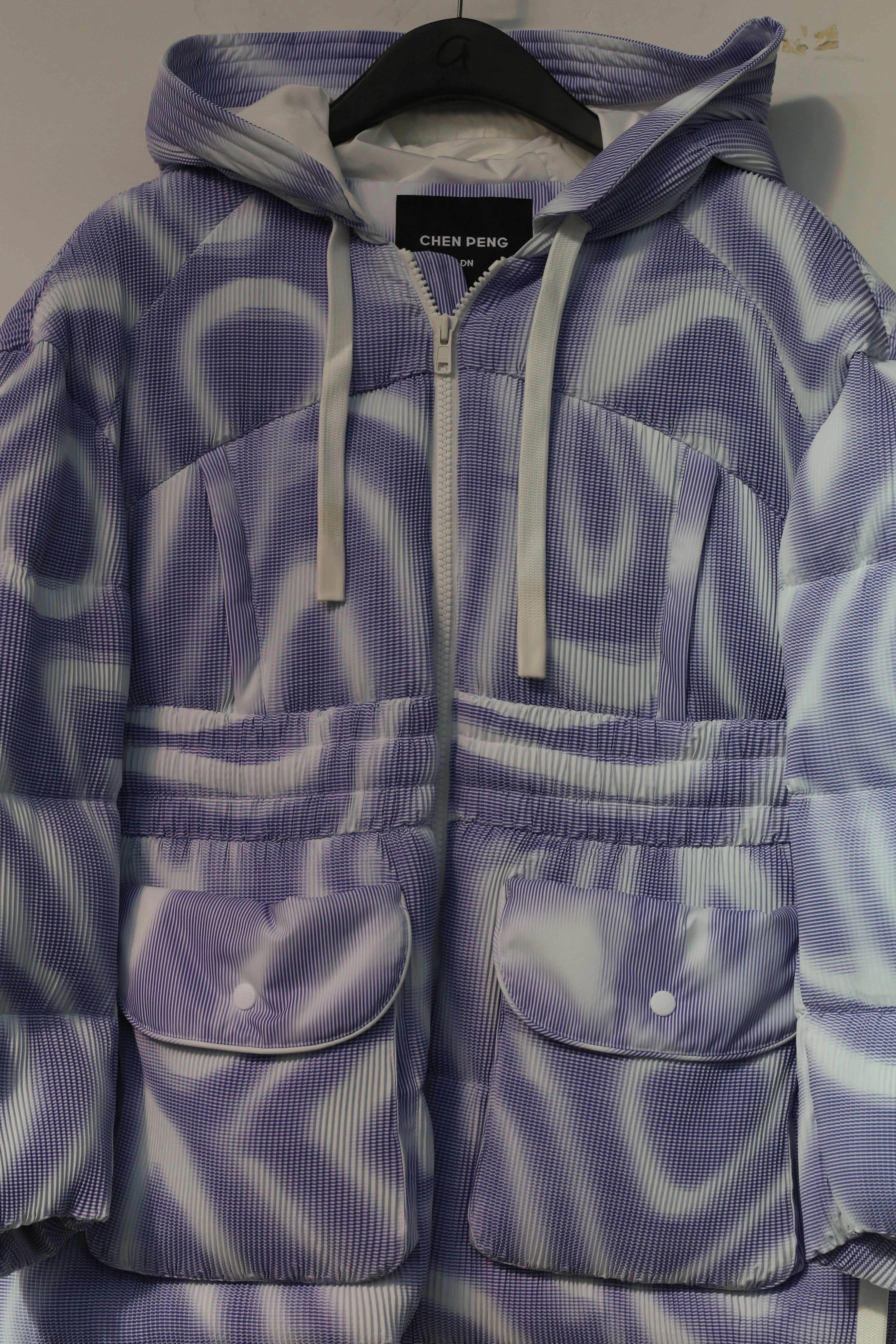 CHENPENG Sea Cucumber Down Jacket CP21AWJ008CPC361 Water Wave Purple - Image 2