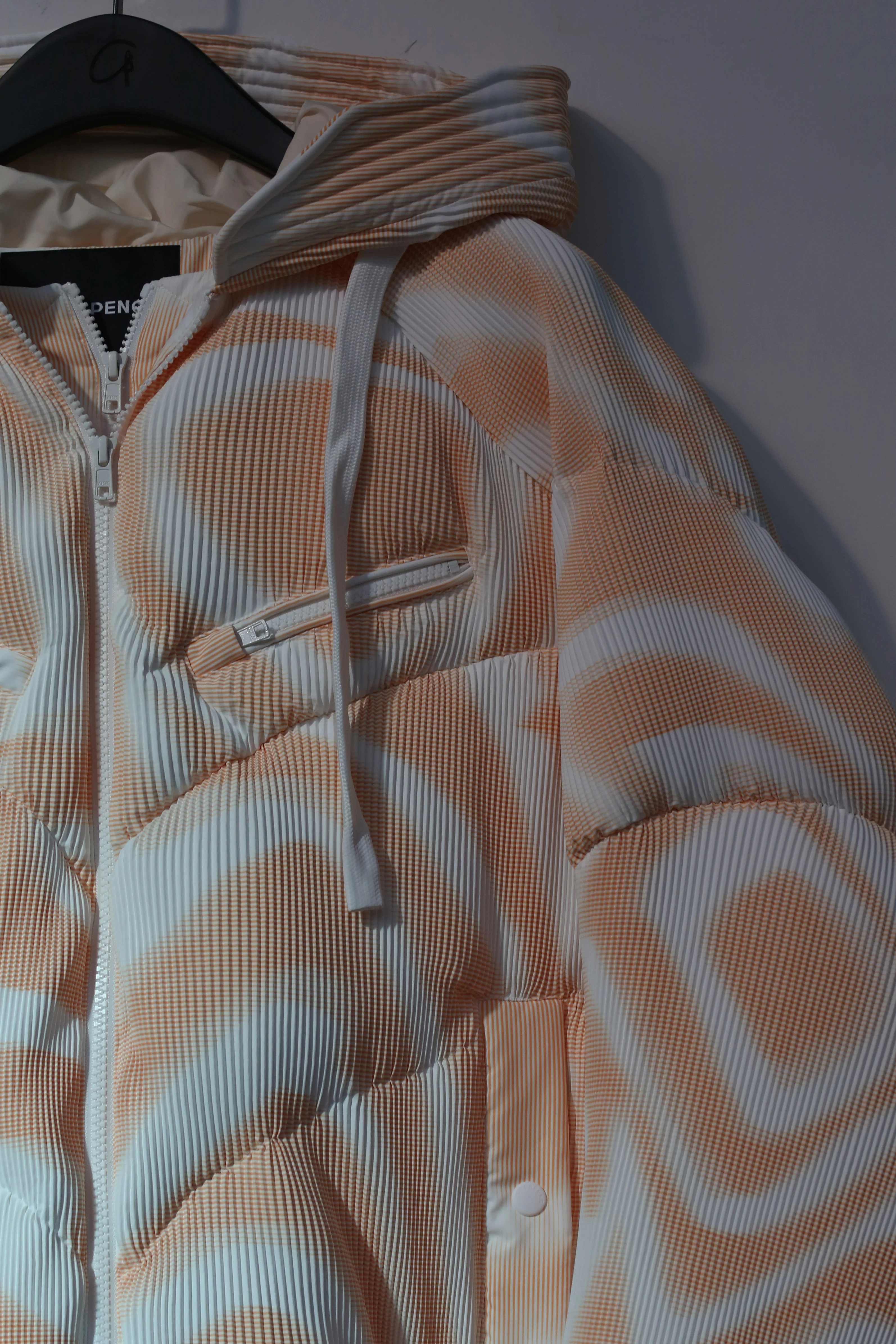 CHENPENG Shell Down Jacket CP21AWJ040ACPC363 Aqua Orange - Image 3