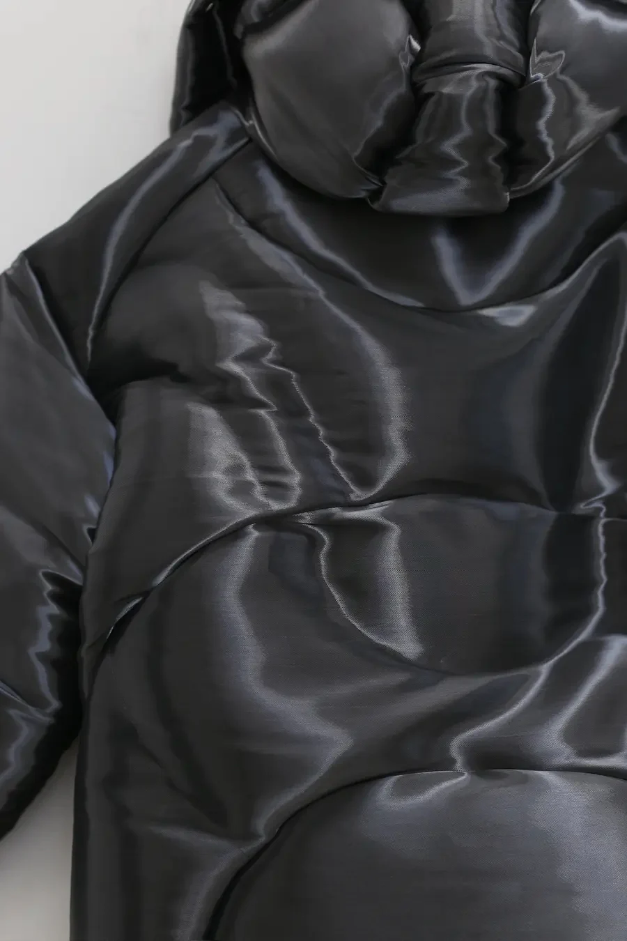 CHENPENG streamer short down jacket CP23AWJ057-A silver gray - Image 3