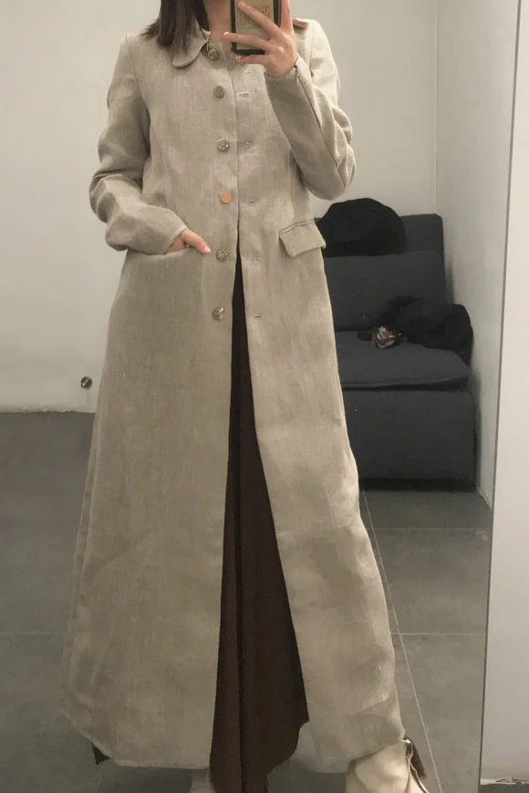 Cherevichkiotvichki 100SS19 zipper split coat - Image 6