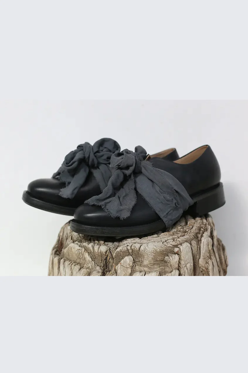 Cherevichkiotvichki 25SS19 lace-up mid-heel leather shoes - Image 3