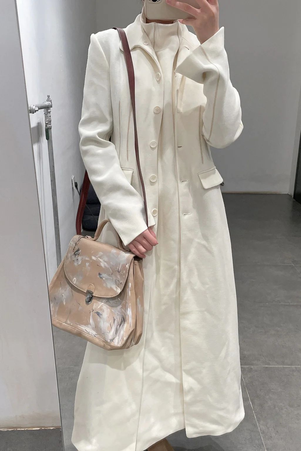 Cherevichkiotvichki 59AW17 boiled wool lining coat (with chest lining) - Image 7