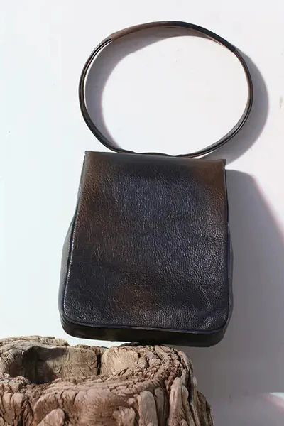 Cherevichkiotvichki 63AW18 small lock bag brown PC218 - Image 4