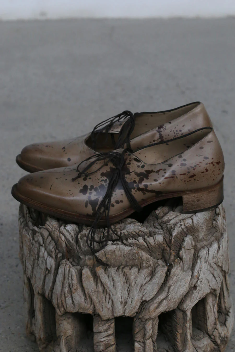Cherevichkiotvichki bandage pointed leather shoes 51-2020 - Image 3