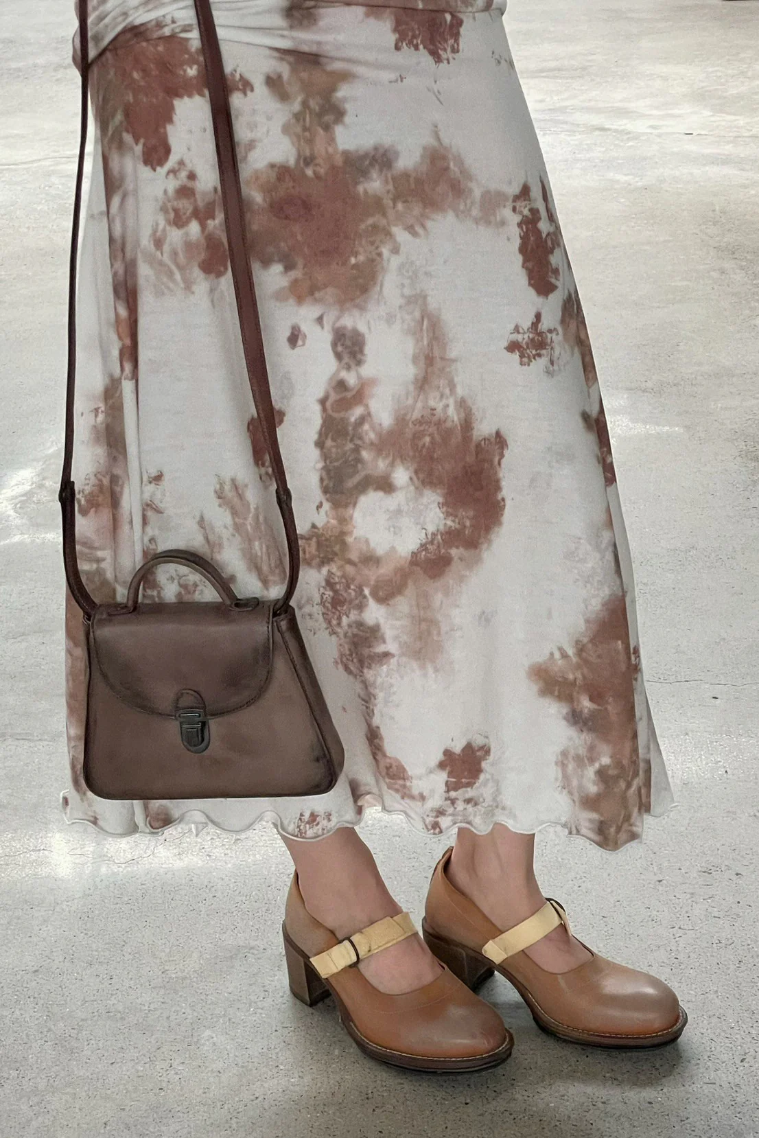 Cherevichkiotvichki waxed calfskin high and low heel shoes CHE- 32-2020B-ZIRAN natural color PC089 - Image 11