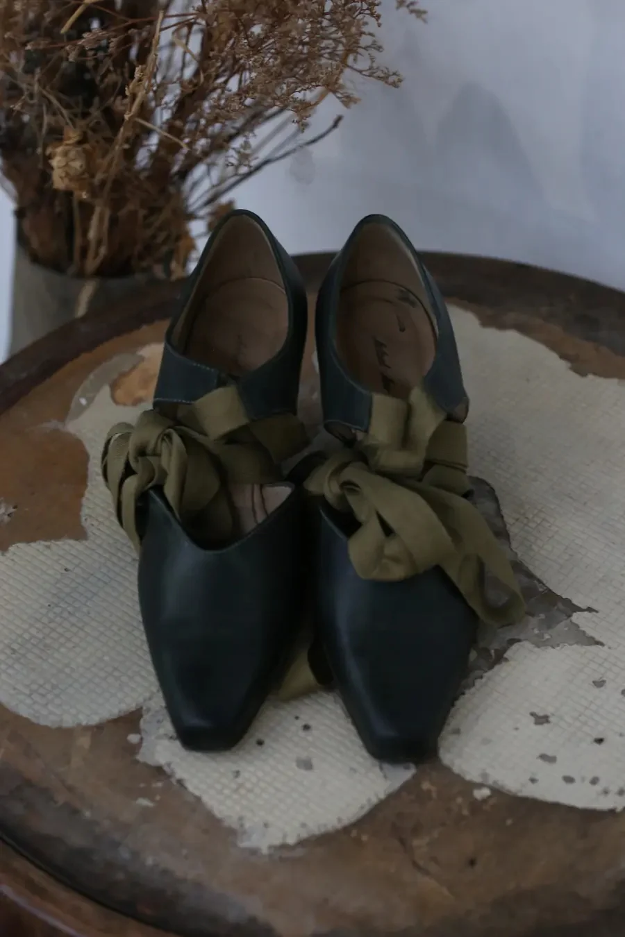 Cherevichkiotvichki MMA14 collaboration series strappy high-heeled dance shoes CHE-MMA14-MOLV dark green - Image 2