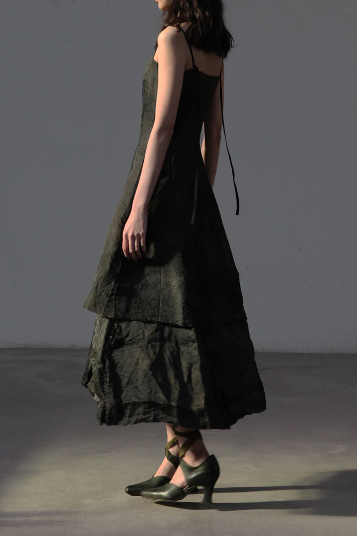 Cherevichkiotvichki MMA14 collaboration series strappy high-heeled dance shoes CHE-MMA14-MOLV dark green - Image 20