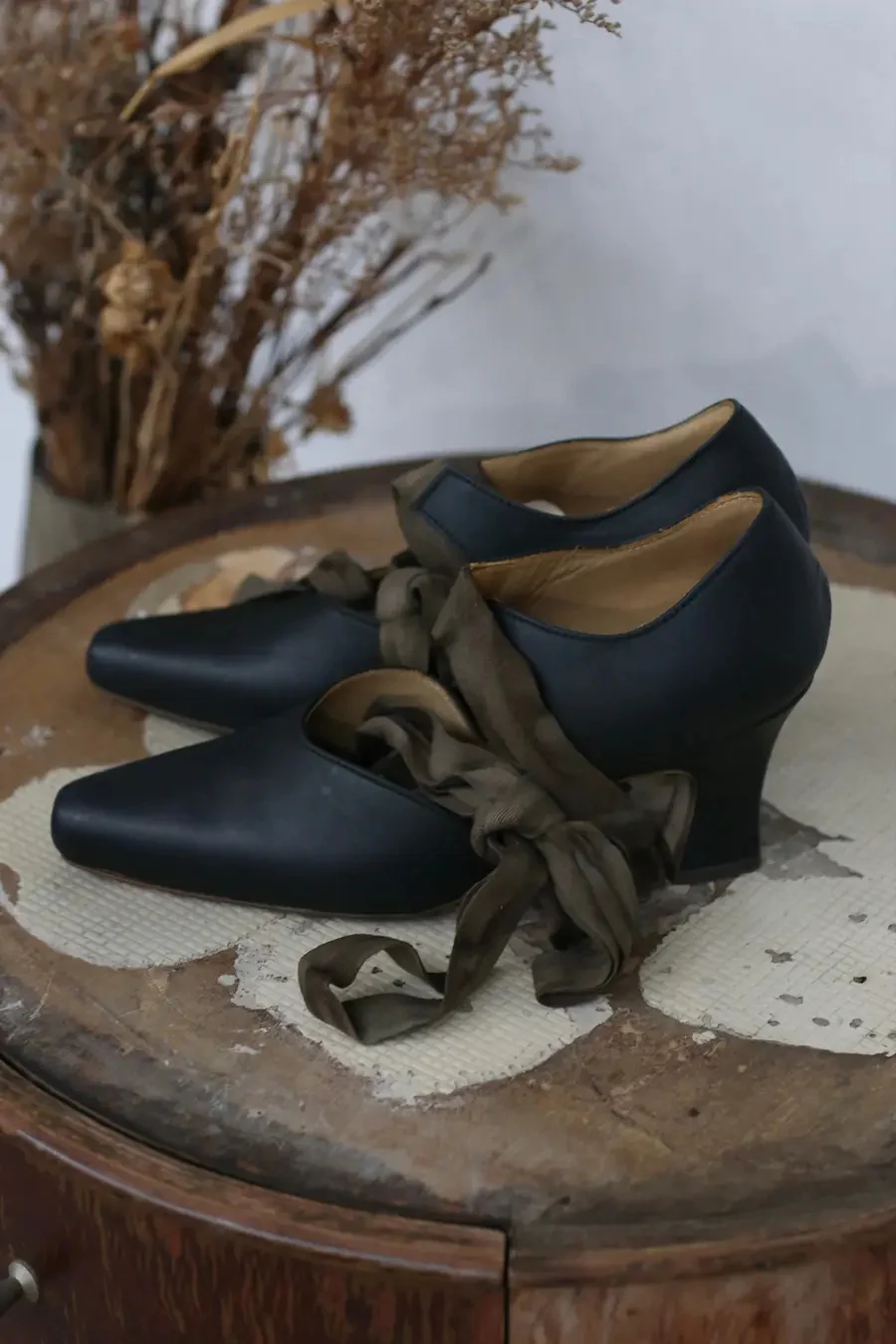 Cherevichkiotvichki MMA14 collaboration series strappy high-heeled dance shoes CHE-MMA14-MOLV dark green - Image 4