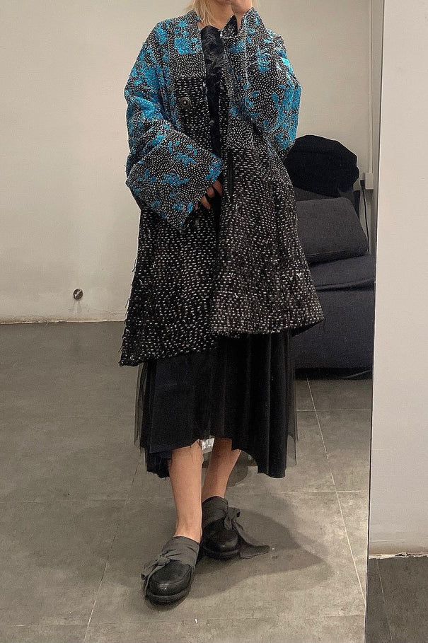 Cherevichkiotvichki 15 series silk lace-up mosinka closed-toe slippers CHE-15SS17-HEI black - Image 33