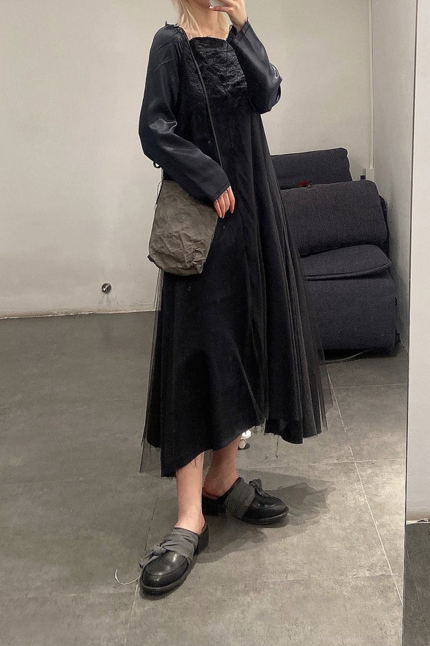 Cherevichkiotvichki 15 series silk lace-up mosinka closed-toe slippers CHE-15SS17-HEI black - Image 37
