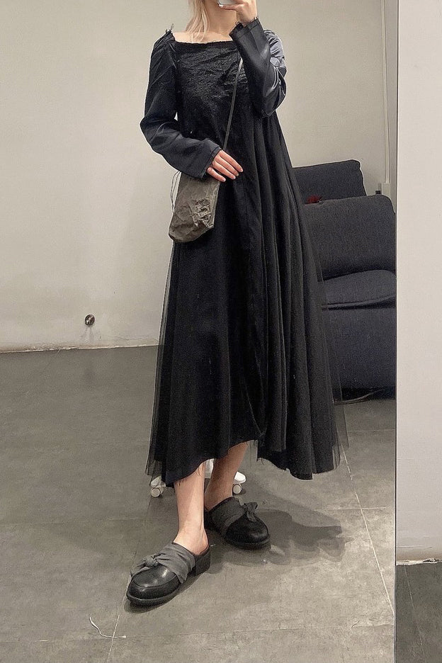 Cherevichkiotvichki 15 series silk lace-up mosinka closed-toe slippers CHE-15SS17-HEI black - Image 38