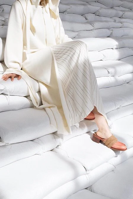 Cherevichkiotvichki 15 series silk strap mosinka closed toe slippers CHE-15SS17-TSHONG faded red - Image 10