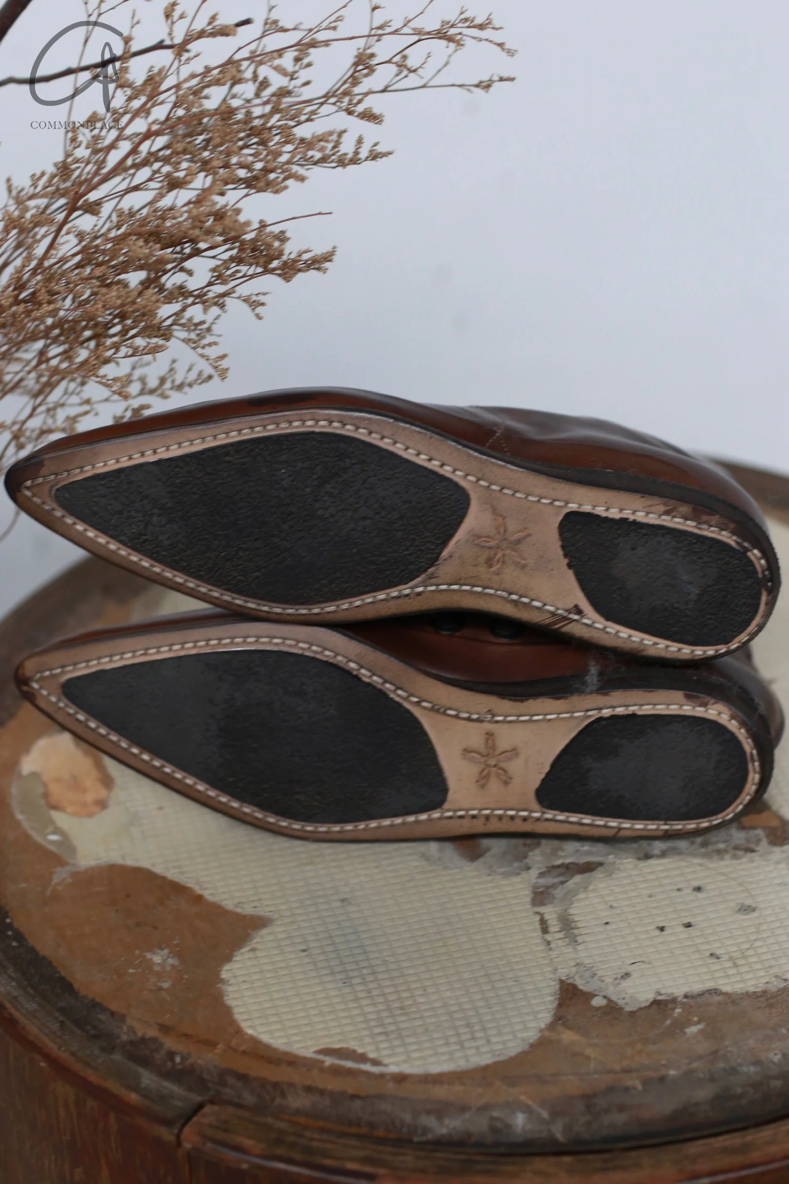 Cherevichkiotvichki pointed toe lace-up leather shoes CHE-LS2-ZONGSE brown - Image 4