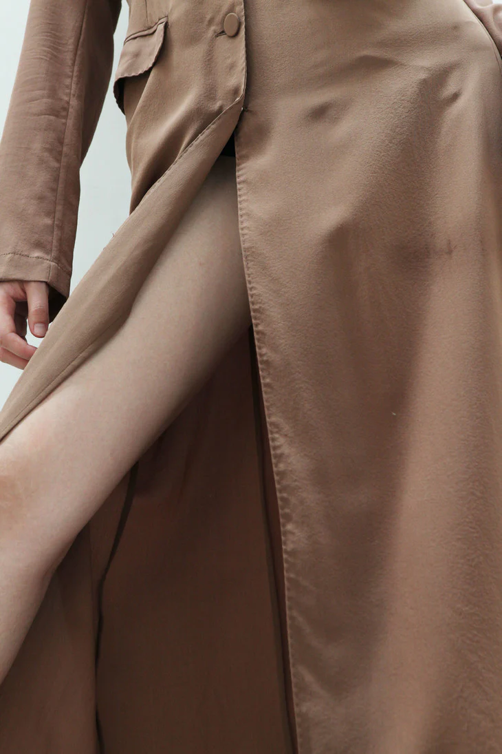 Cherevichkiotvichki (silk unlined coat-faded red) 58SS17 Unlined Coat - Image 9