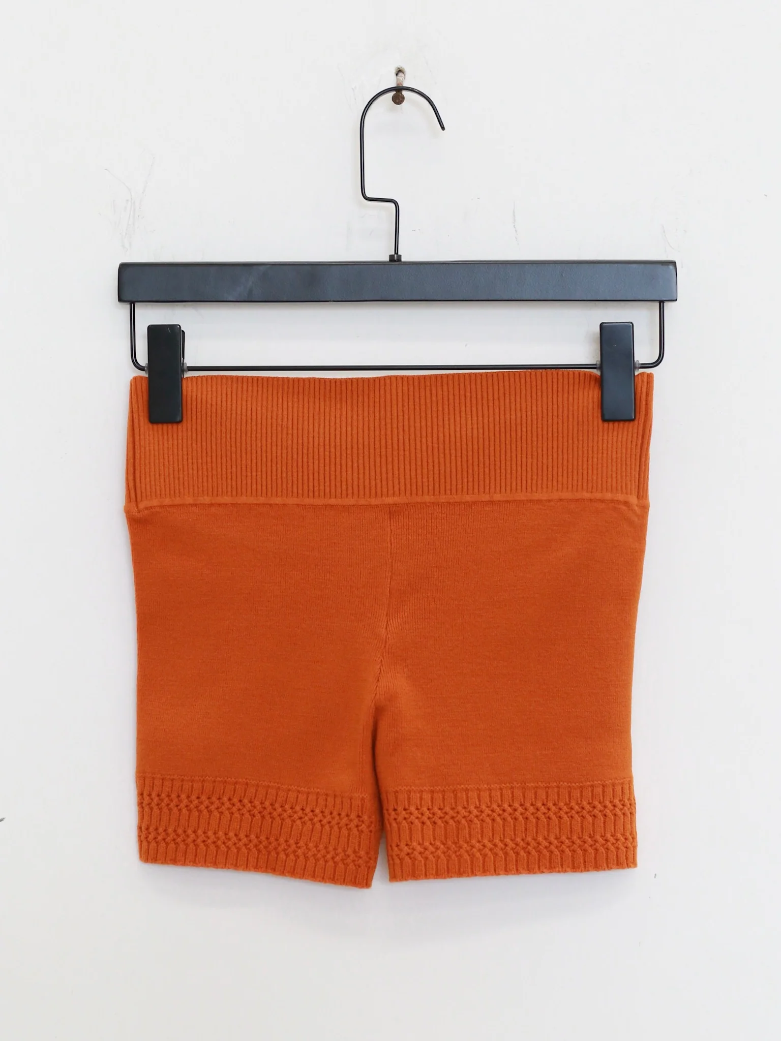 o cloche code cable knit shorts OCC-OH01P847-GJ Tangerine - Image 4
