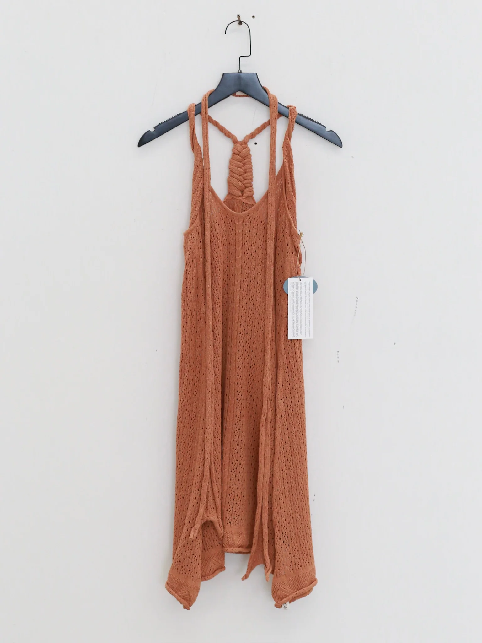 o cloche code cotton knit A-line dress OCC-OH01Q841-XQ Apricot Orange APRICOT - Image 3