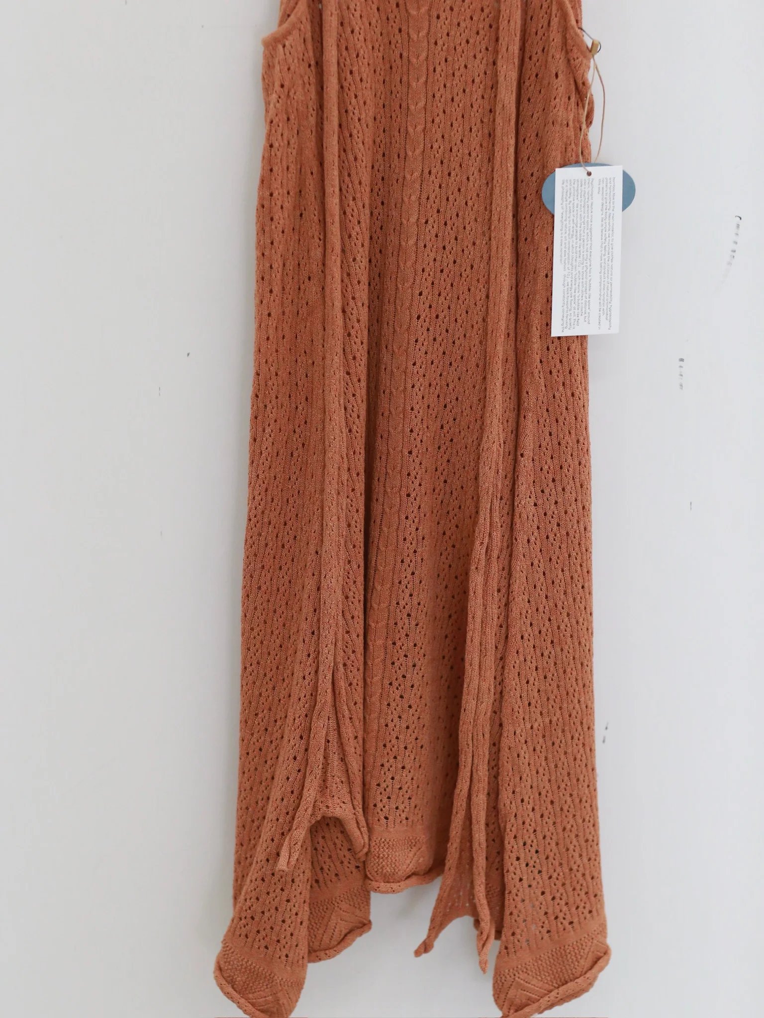 o cloche code cotton knit A-line dress OCC-OH01Q841-XQ Apricot Orange APRICOT - Image 5