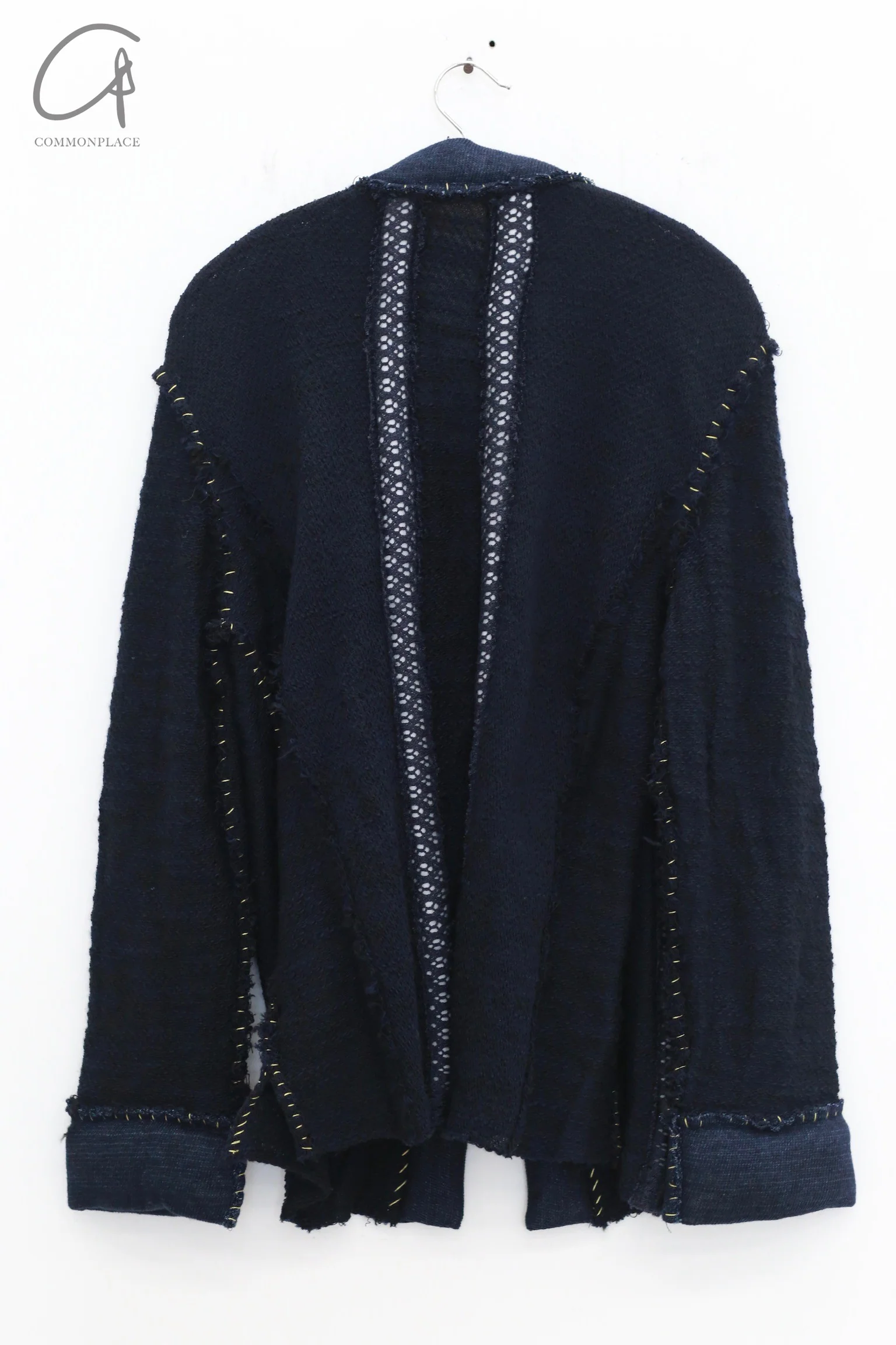 COMMUNS 24 Autumn and Winter Knit Top Jacket CMS-CS/24FW-C141A-Navy CS/24FW-C141A - Image 4
