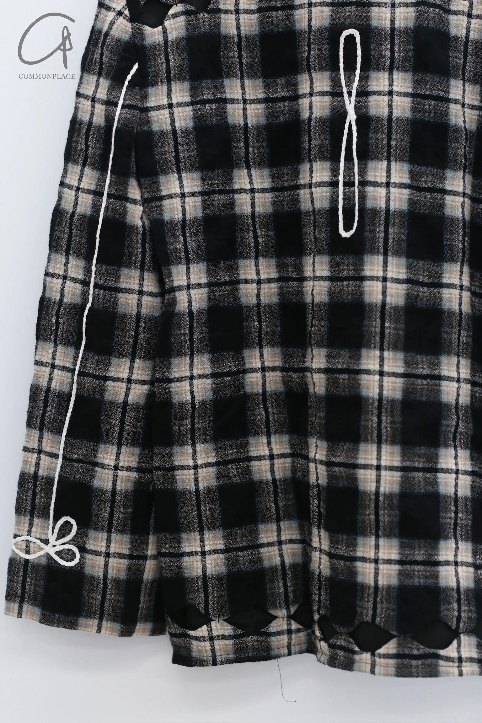 communs 24 autumn and winter plaid shirt France CMS-CS/24FW-C116A-CHECKS CS/24FW-C116A - Image 3