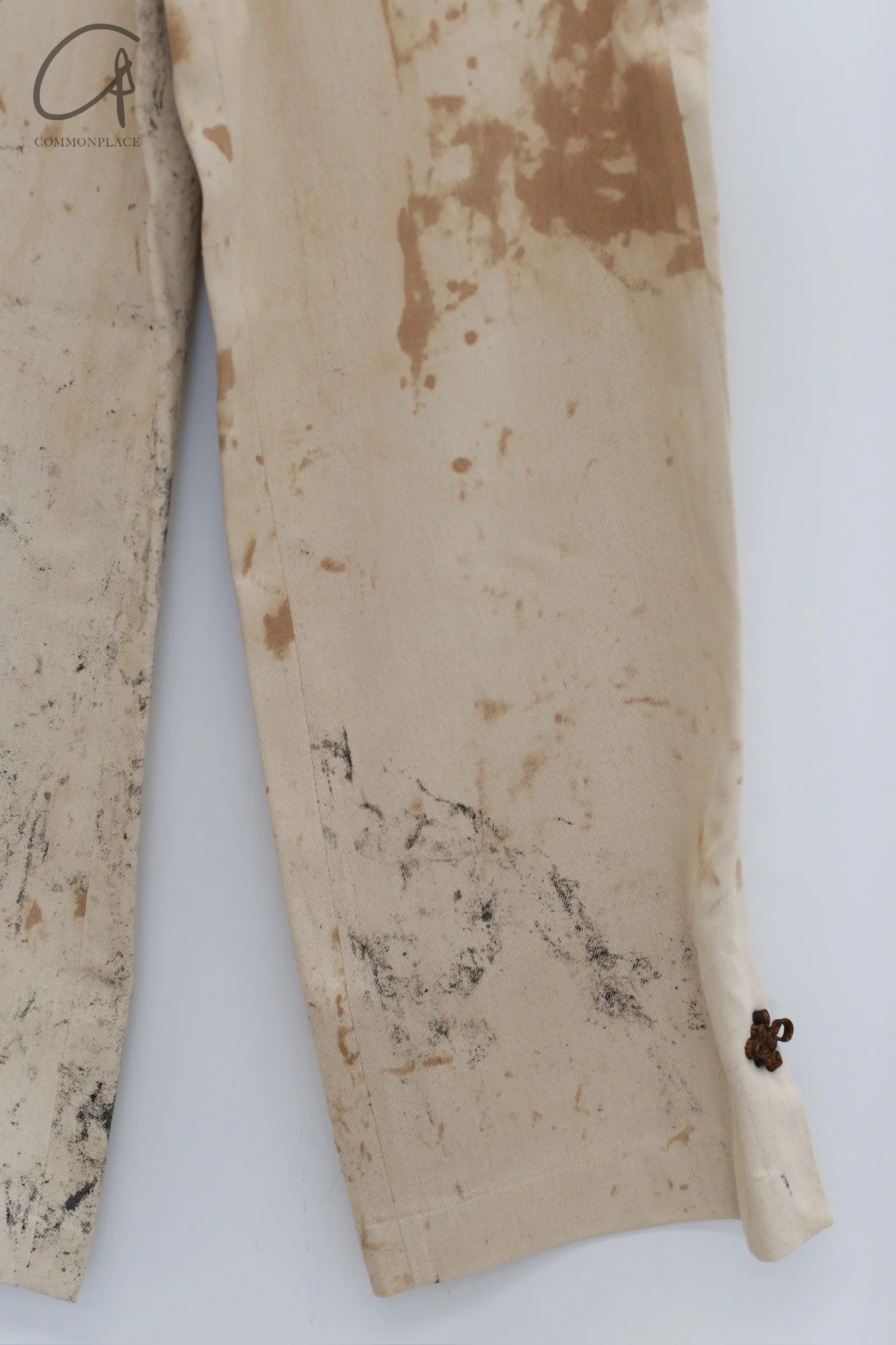 COMMUNS 24 Autumn and Winter Printed Pants CMS-CS/24FW-P122B-BEIGE CS/24FW-P122B - Image 3