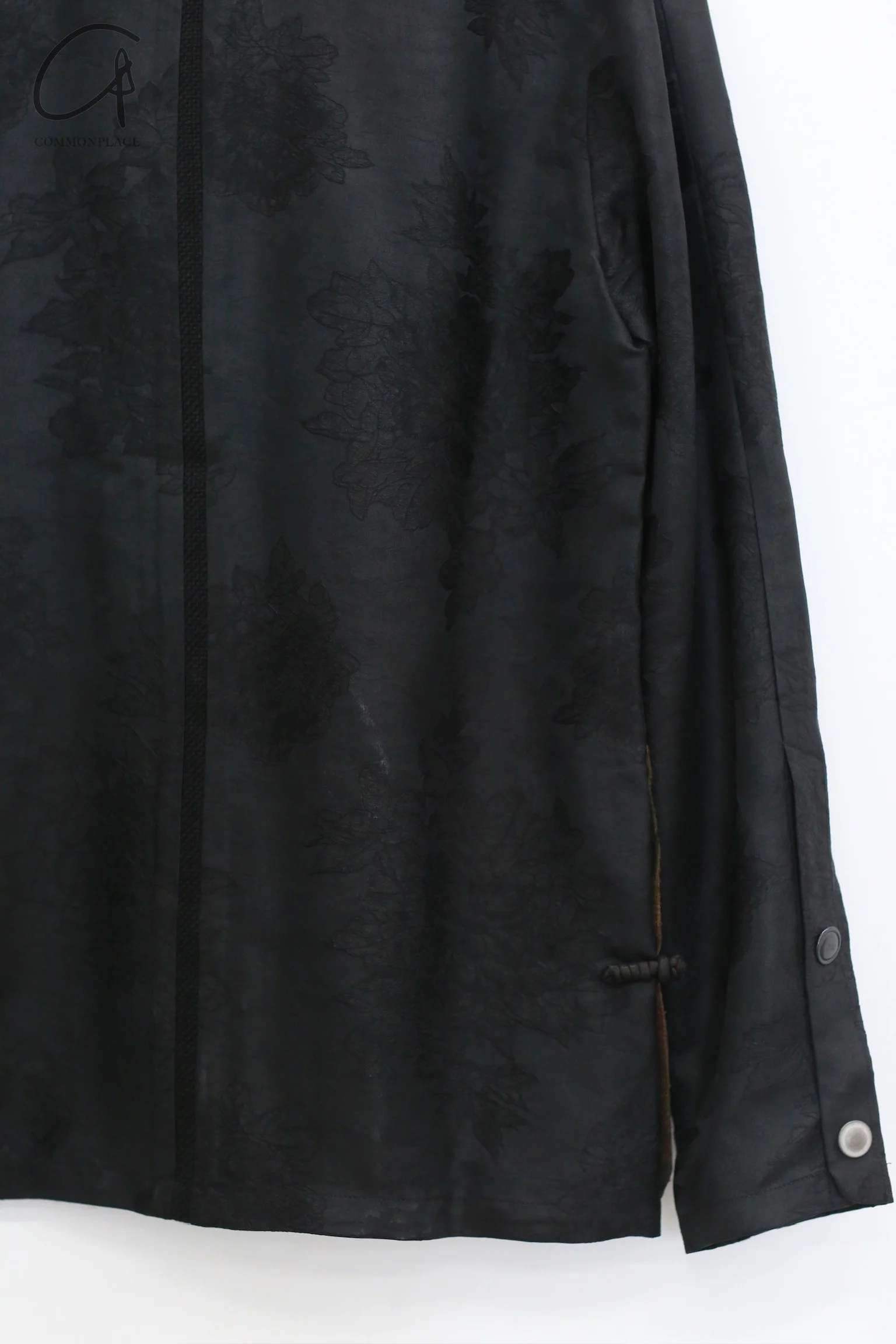 communs 24 autumn and winter silk shirt France CMS-CS/24FW-C120B-HEI black CMS-CS/24FW - Image 3
