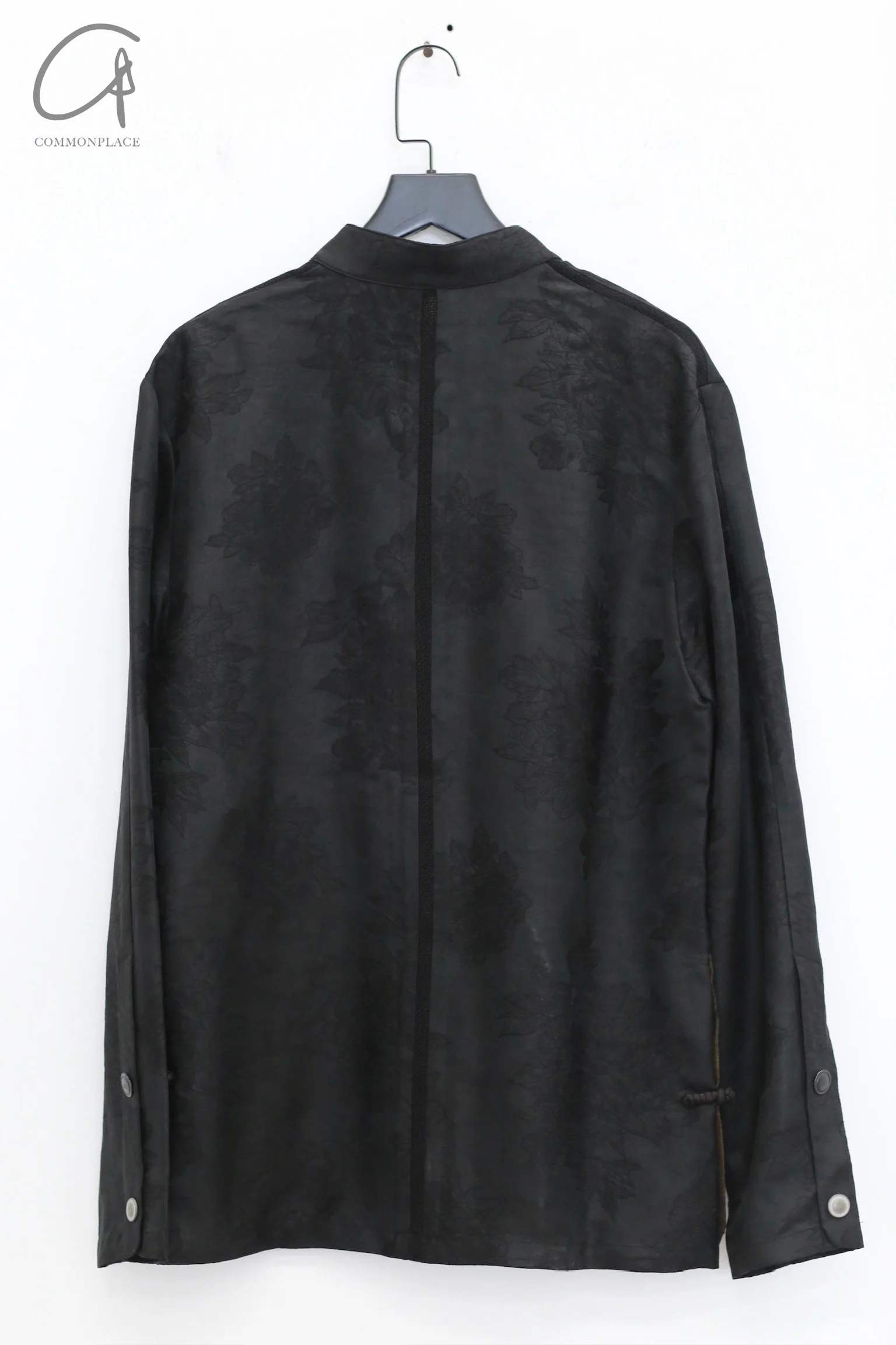 communs 24 autumn and winter silk shirt France CMS-CS/24FW-C120B-HEI black CMS-CS/24FW - Image 4
