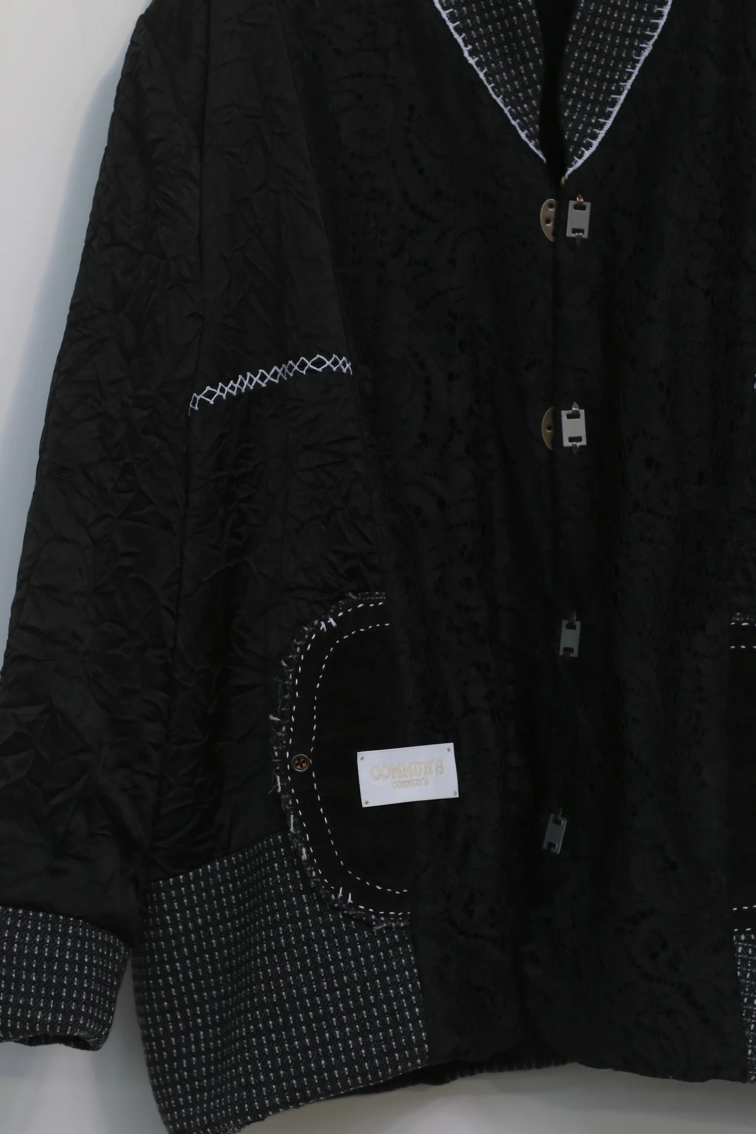 COMMUNS  black wool jacket AW21-J226 - Image 10