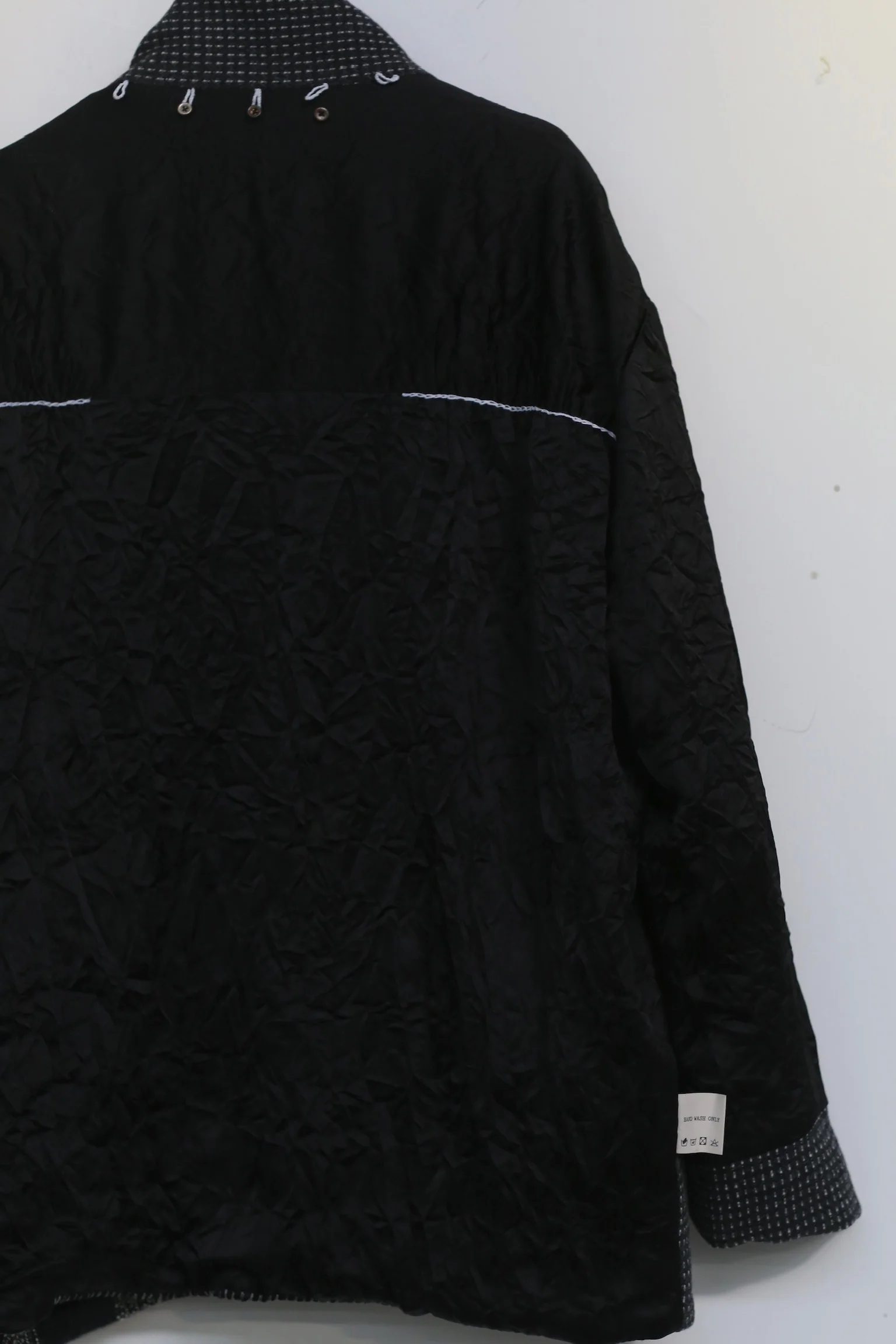 COMMUNS  black wool jacket AW21-J226 - Image 8