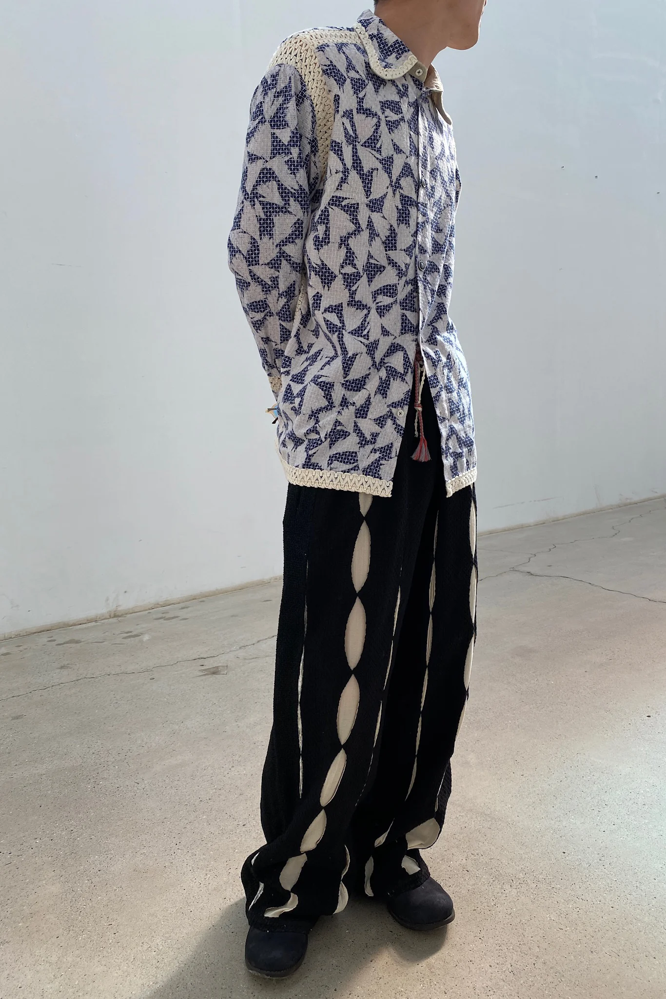 communs blue print simple shirt SS22-C121 - Image 30