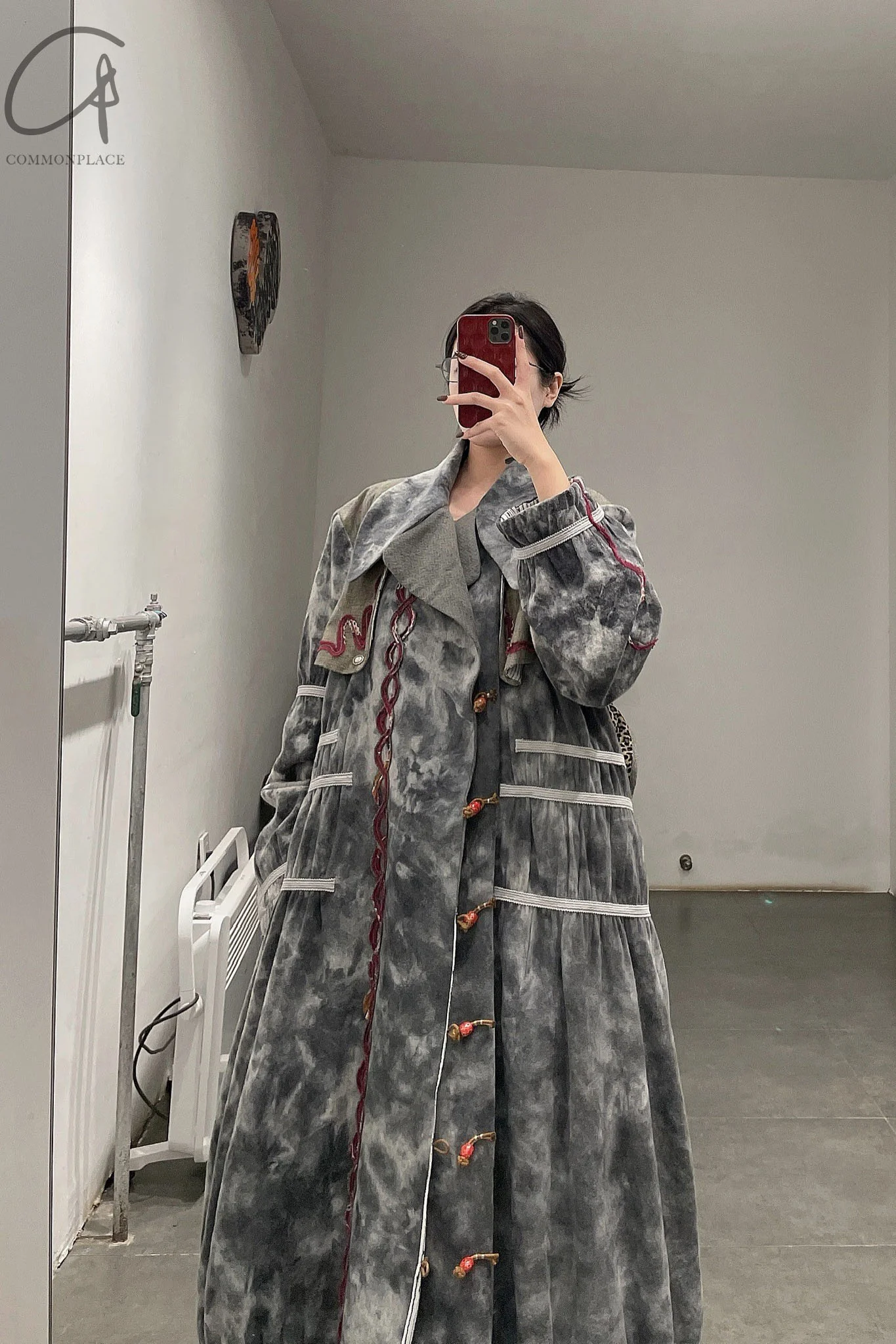 communs ink-dyed long coat AW21-M219 - Image 30