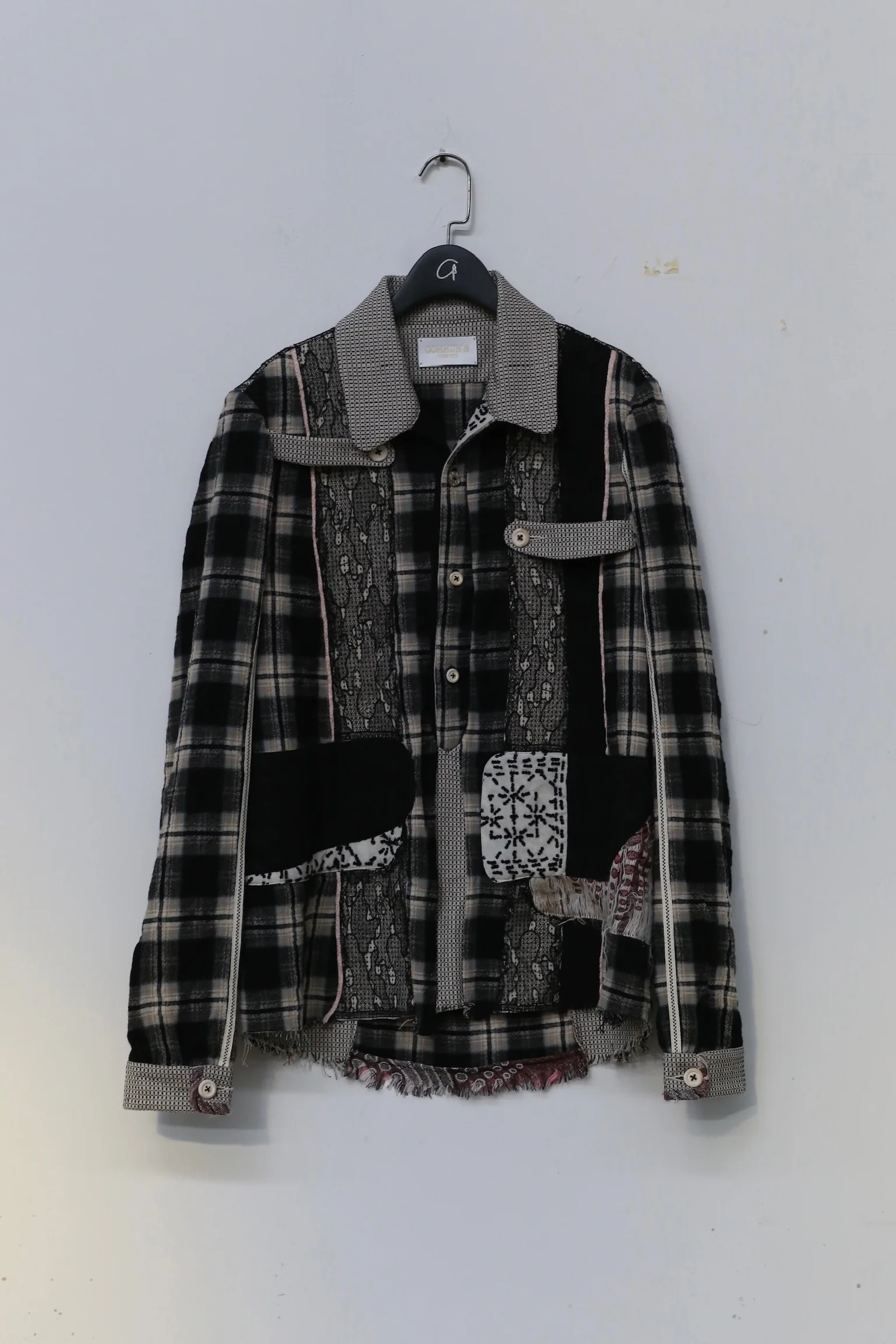 COMMUNS ink-paper-colored long-sleeved shirt 21AW-C211 - Image 9