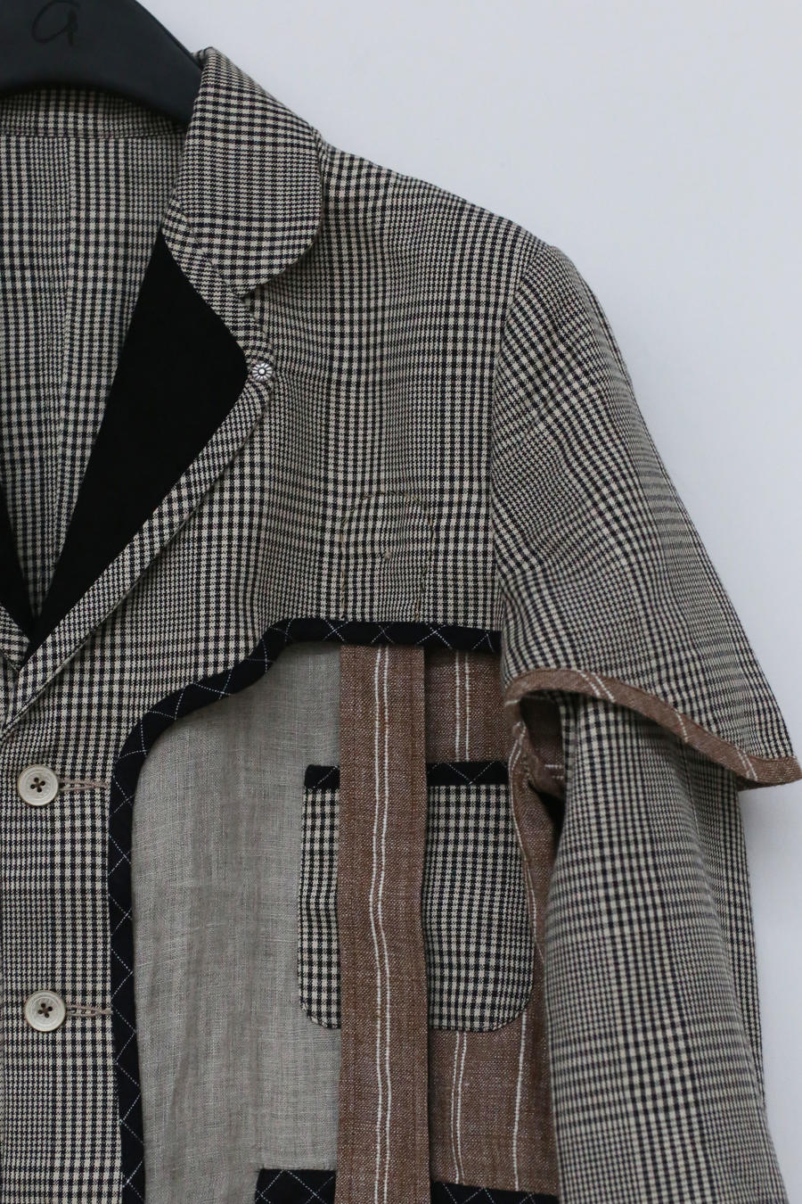 communs lace-up sport plaid jacket SS21-V111A - Image 22