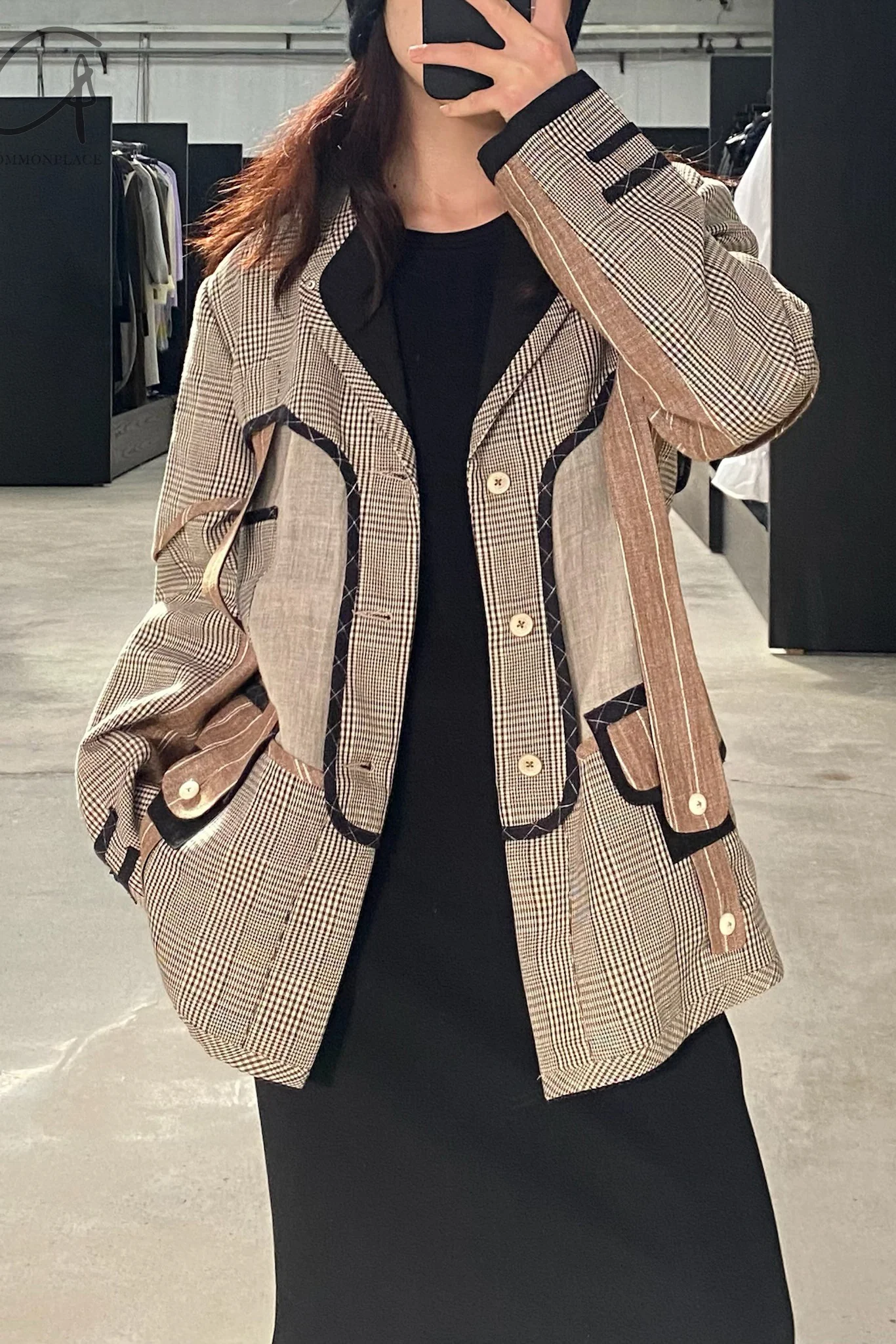 communs lace-up sport plaid jacket SS21-V111A - Image 27