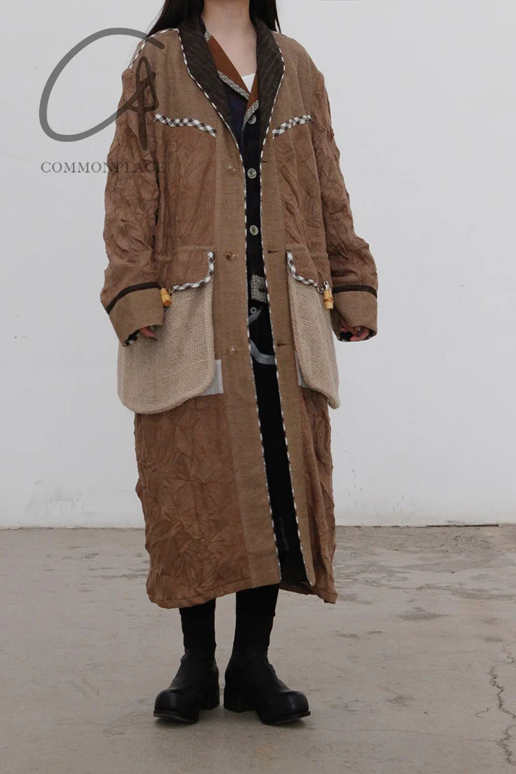 communs large pocket long nomadic cloak coat SS21-M102A - Image 10