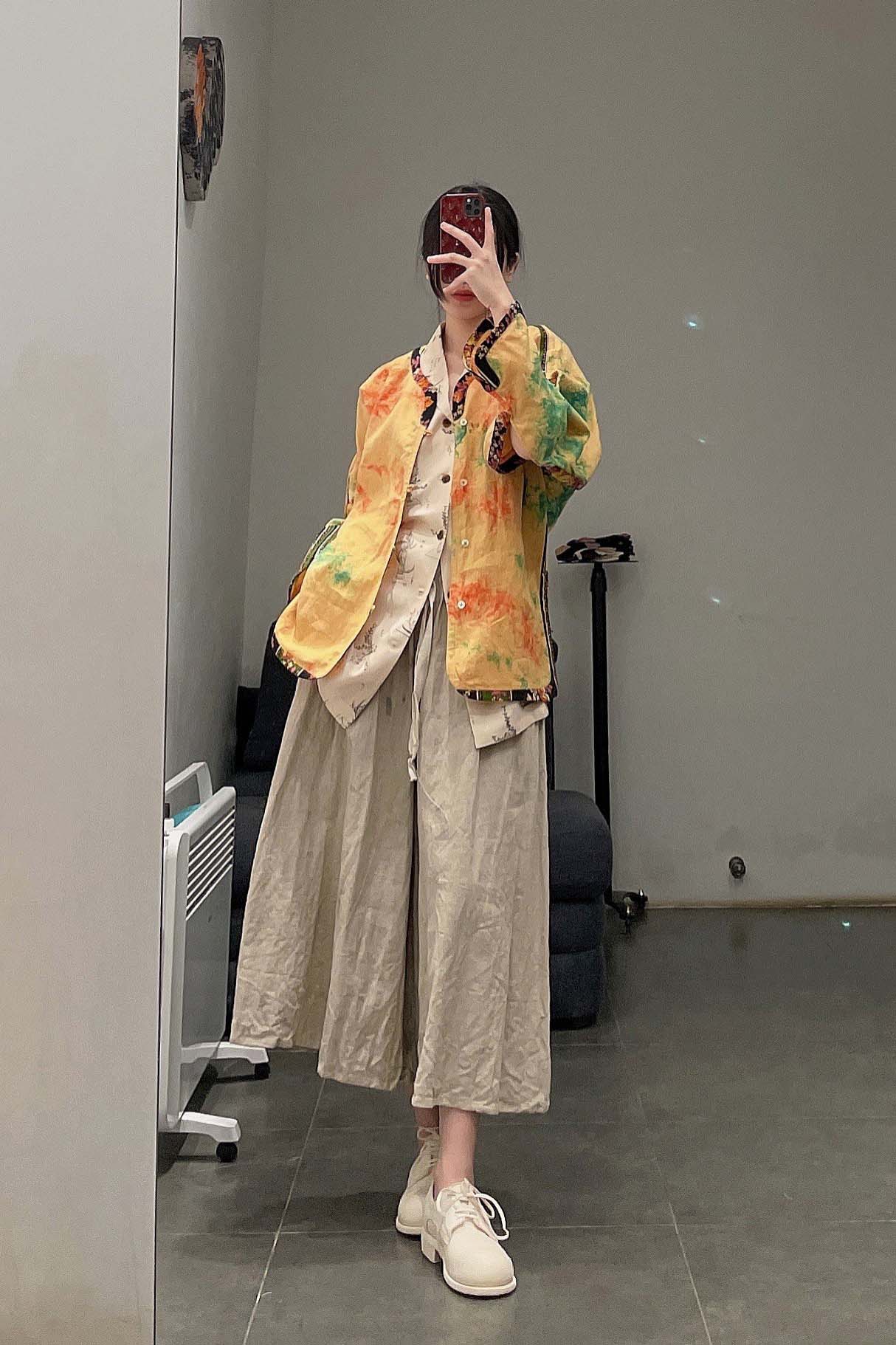 communs lemon dyed cardigan SS22 C116 - Image 17