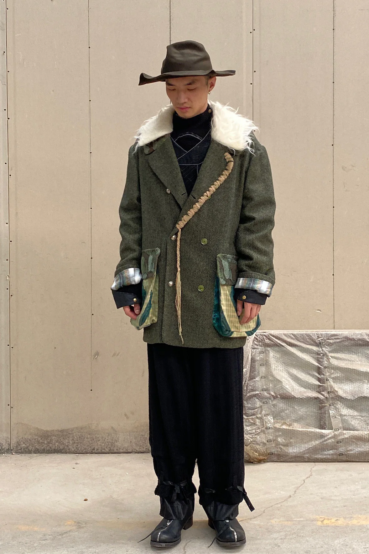 COMMUNS Light Gauze Draping Casual Pants SS21-P119B - Image 40