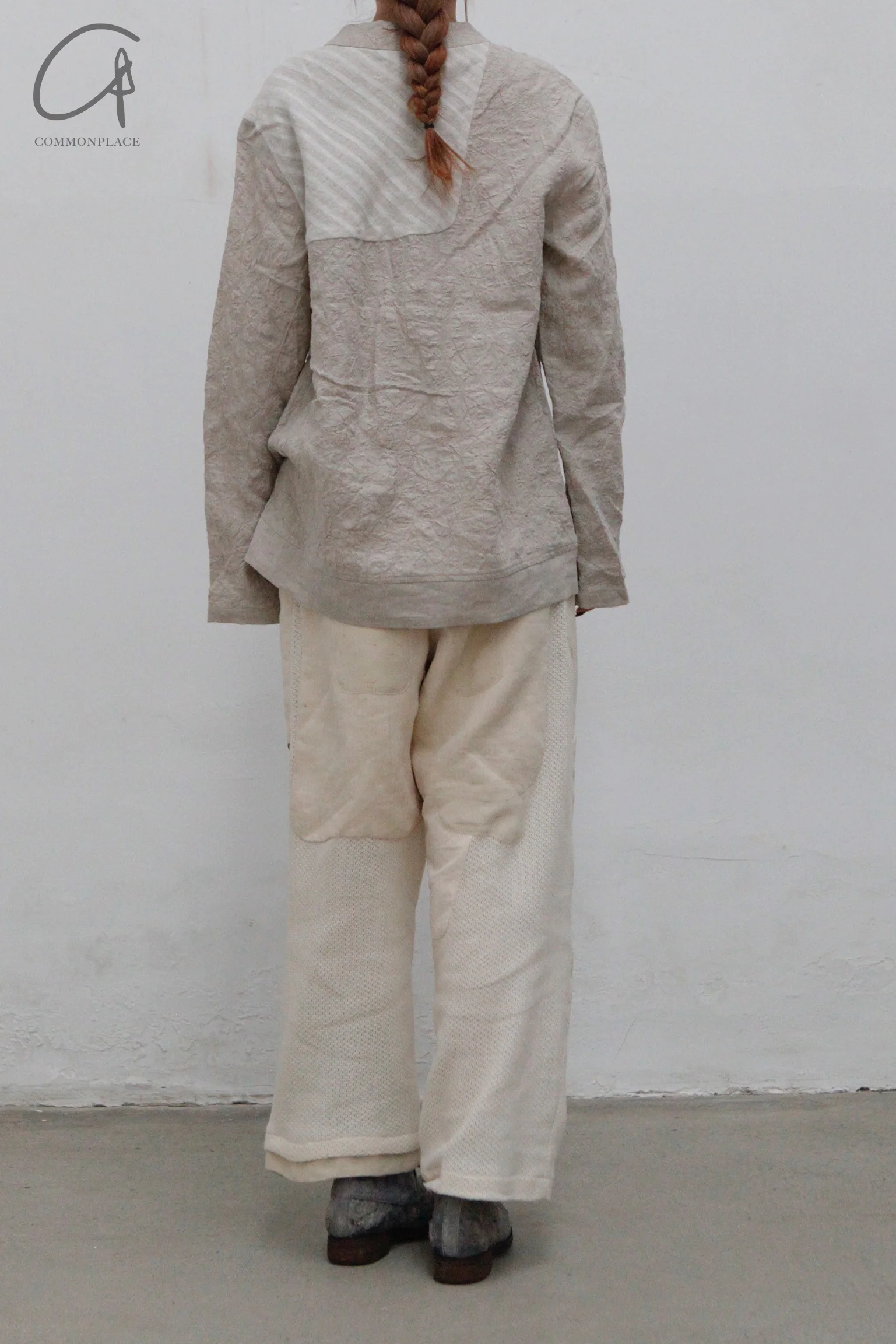 communs linen collage top SS21-C142A - Image 3
