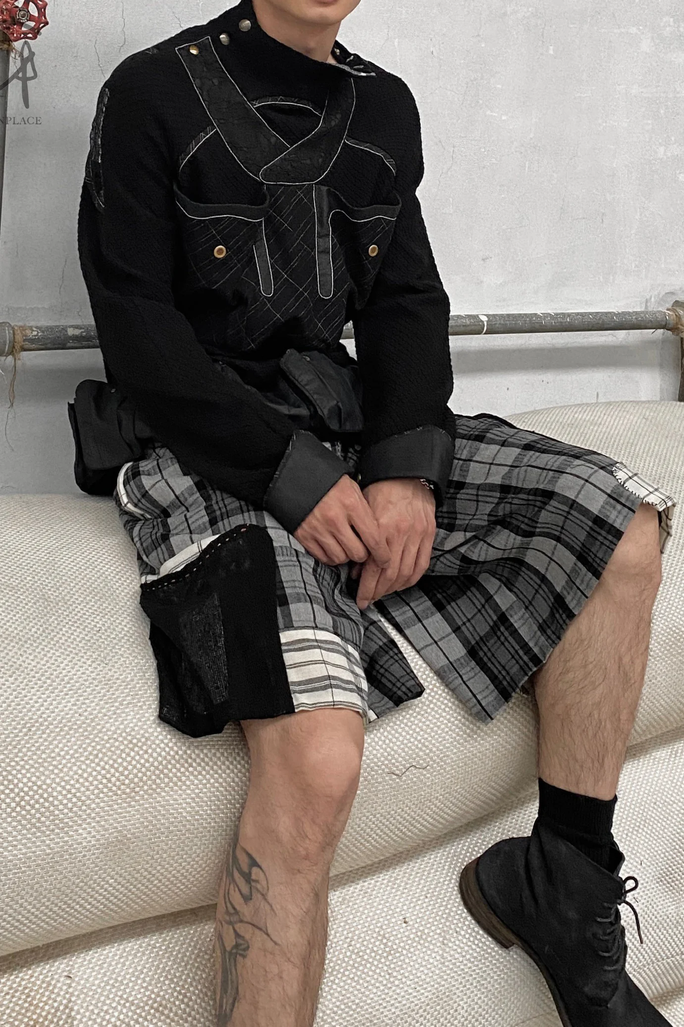 COMMUNS patch asymmetric shorts SS21-P121B - Image 28