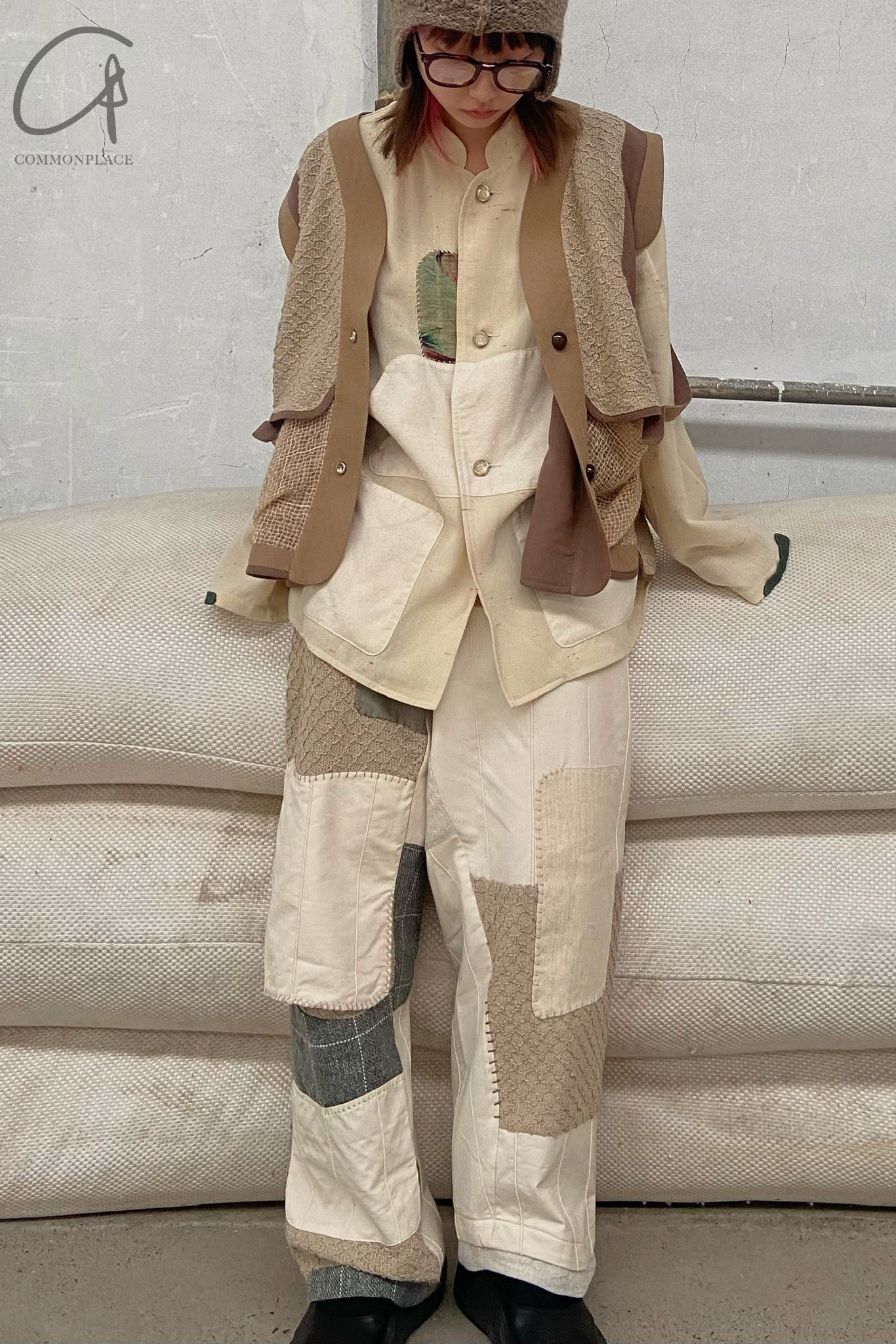 COMMUNS patch deconstructed jacket SS21-V139A PC001 - Image 10