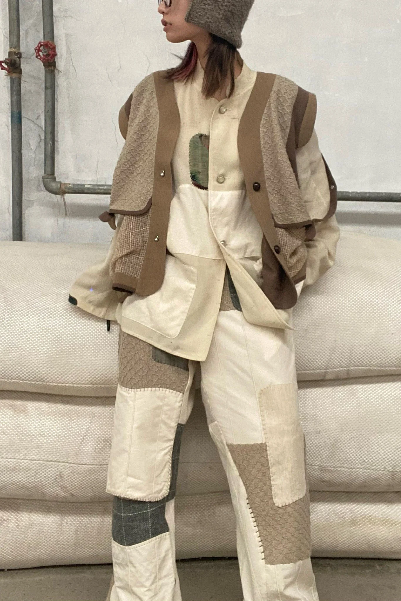 COMMUNS patch deconstructed jacket SS21-V139A PC001 - Image 11