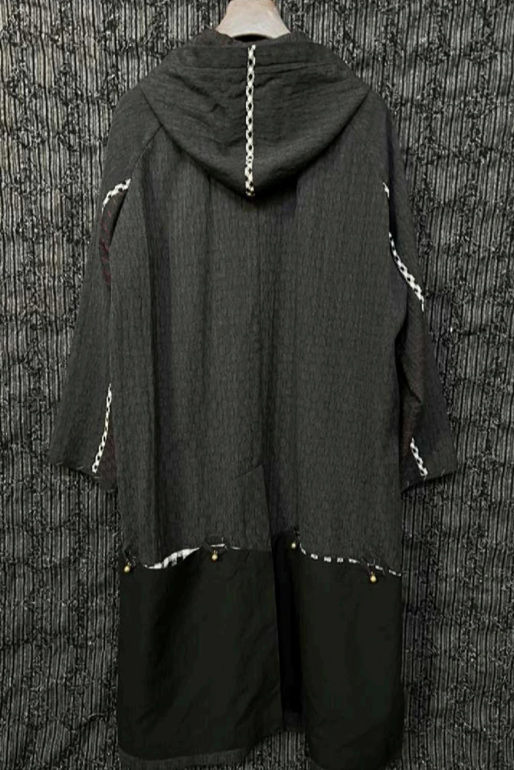communs patchwork hooded jacket SS24-M102A - Image 7