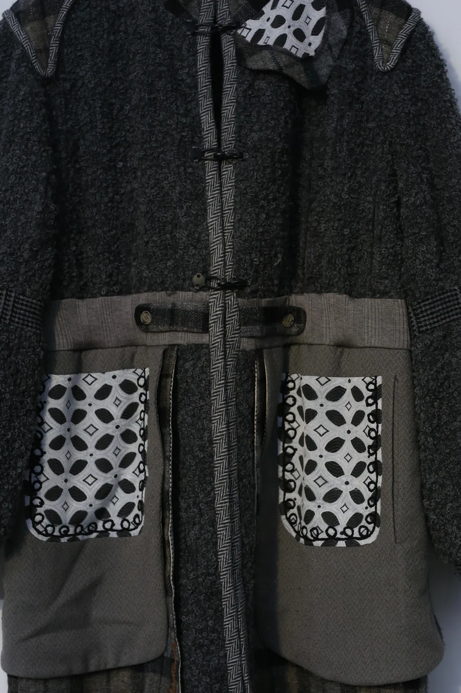 Communs stone-tone wool coat AW21-M206O - Image 4