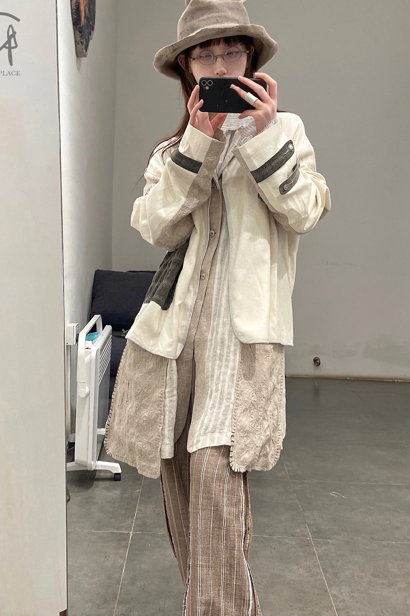 communs top cardigan jacket with patch SS21-V112A - Image 6