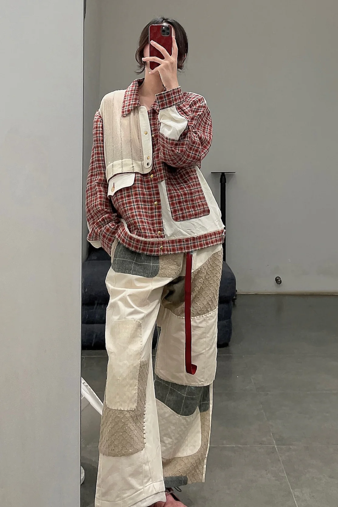 COMMUNS tulle patch western jacket SS21-V113A - Image 19