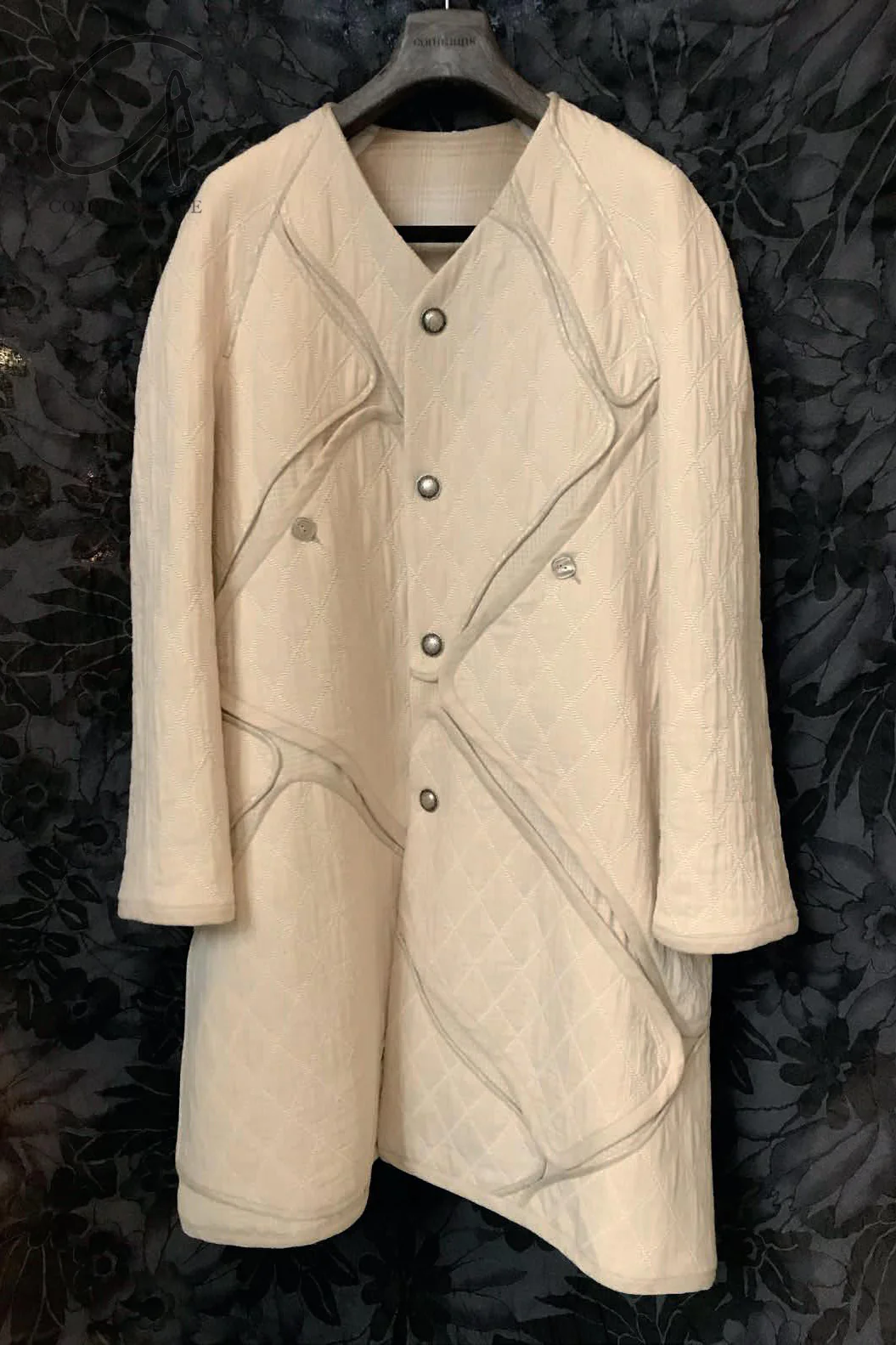 communs V-neck corrugated jacket FW23-M103B - Image 6