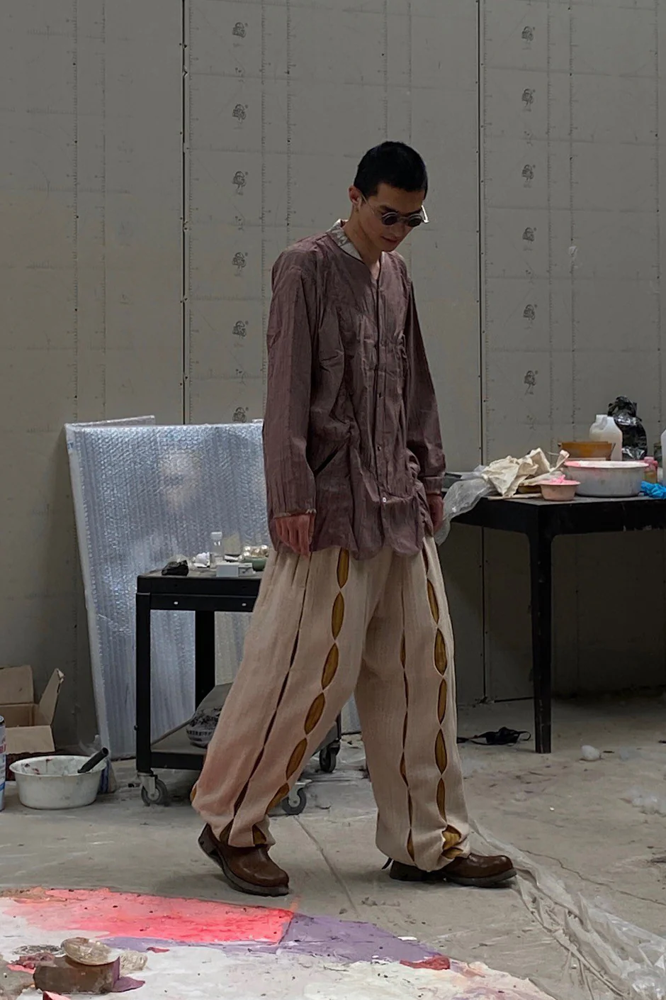communs wide white seam trousers SS22-P128 - Image 19