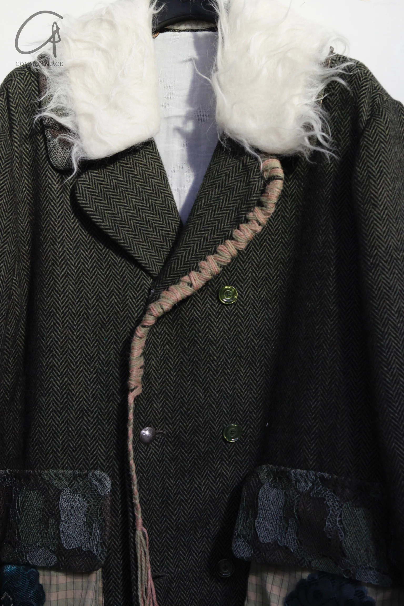 communs wool lapel coat AW21-M207O - Image 12