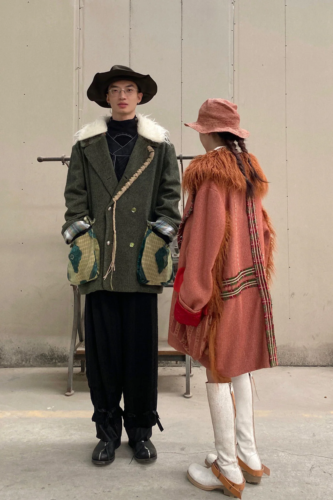 communs wool lapel coat AW21-M207O - Image 37